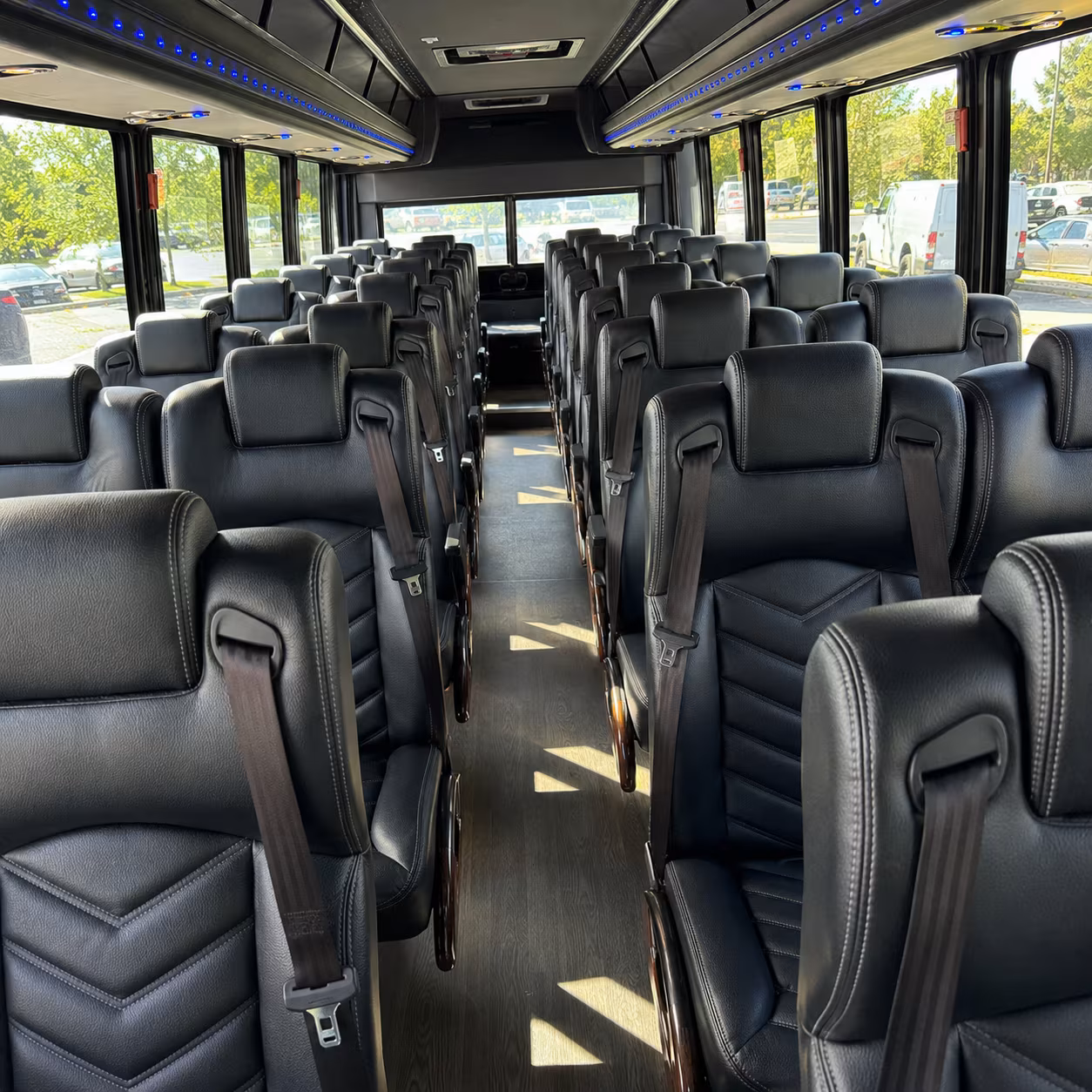 mission long distance transportation onboard seating